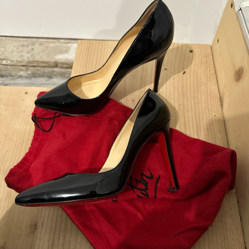 Christian Louboutin Pigalle pumps in patent leather black